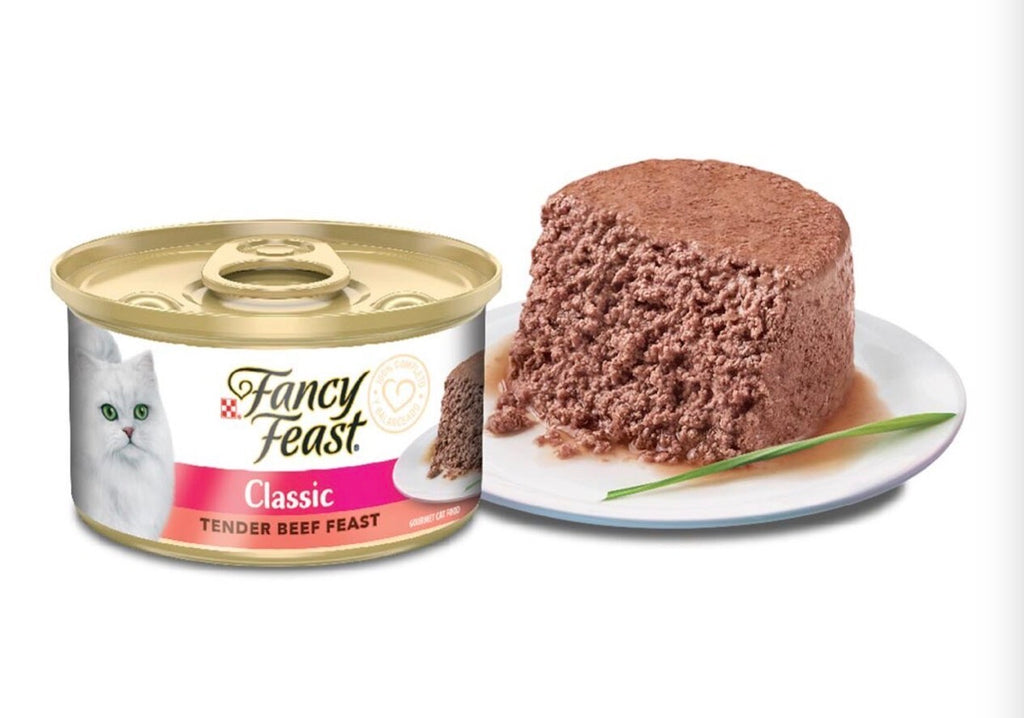 Fancy Feast Gourmet Mousse Alimento Húmedo para Gato Receta Carne, 85 g
