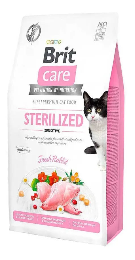Brit Care Adult Cat Sterilized Sensitive Fresh Rabbit