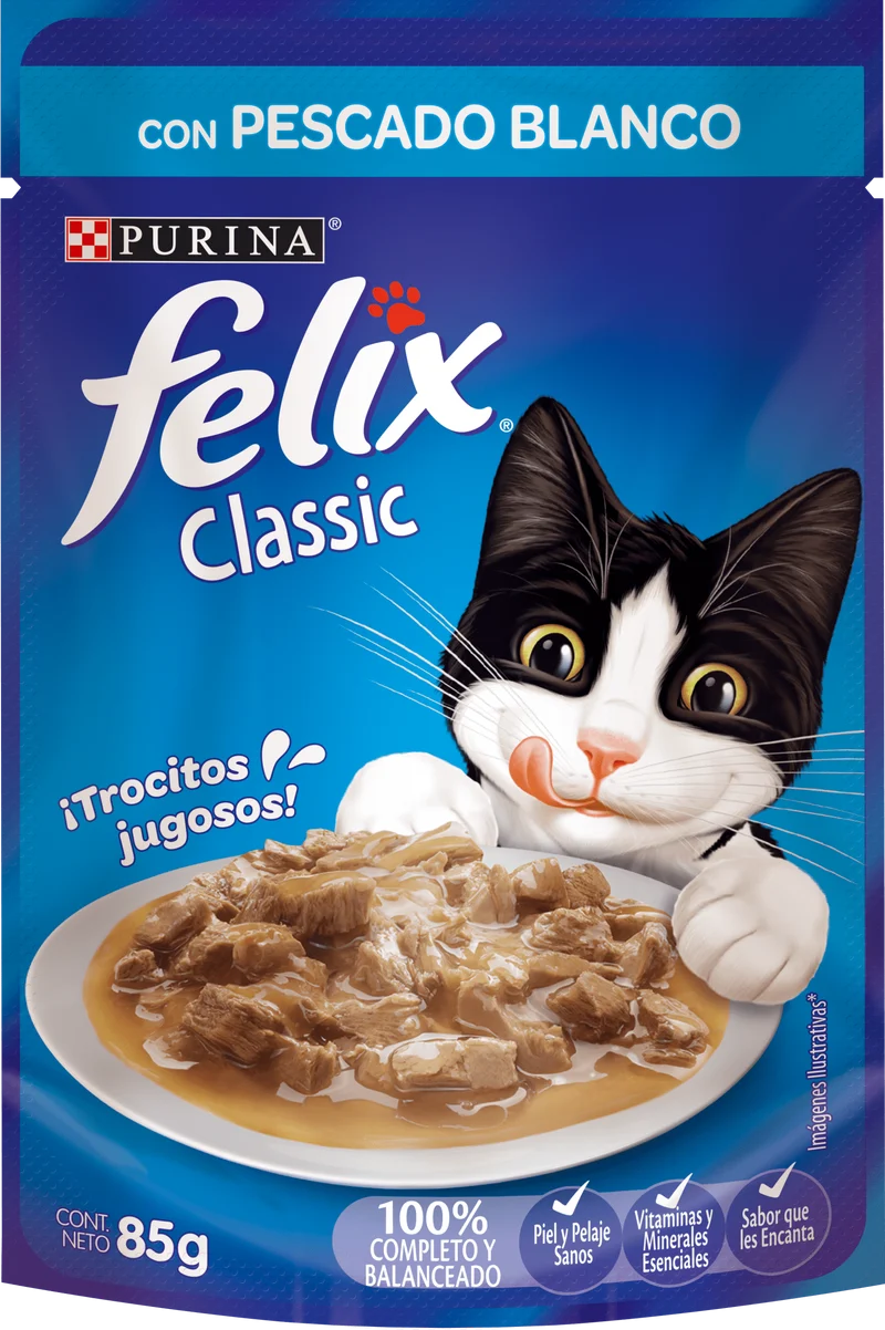 Felix Adultos Pescado Blanco 85gr