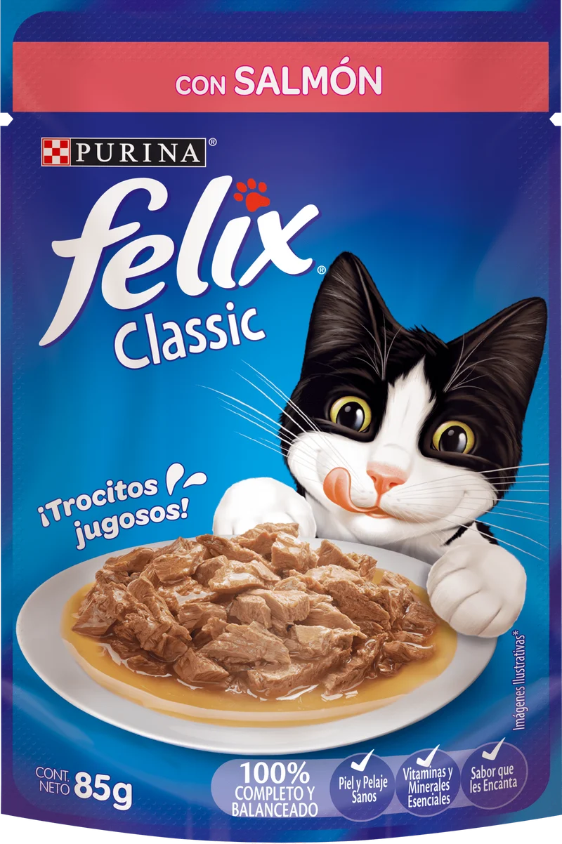 Felix Adultos Salmón 85gr