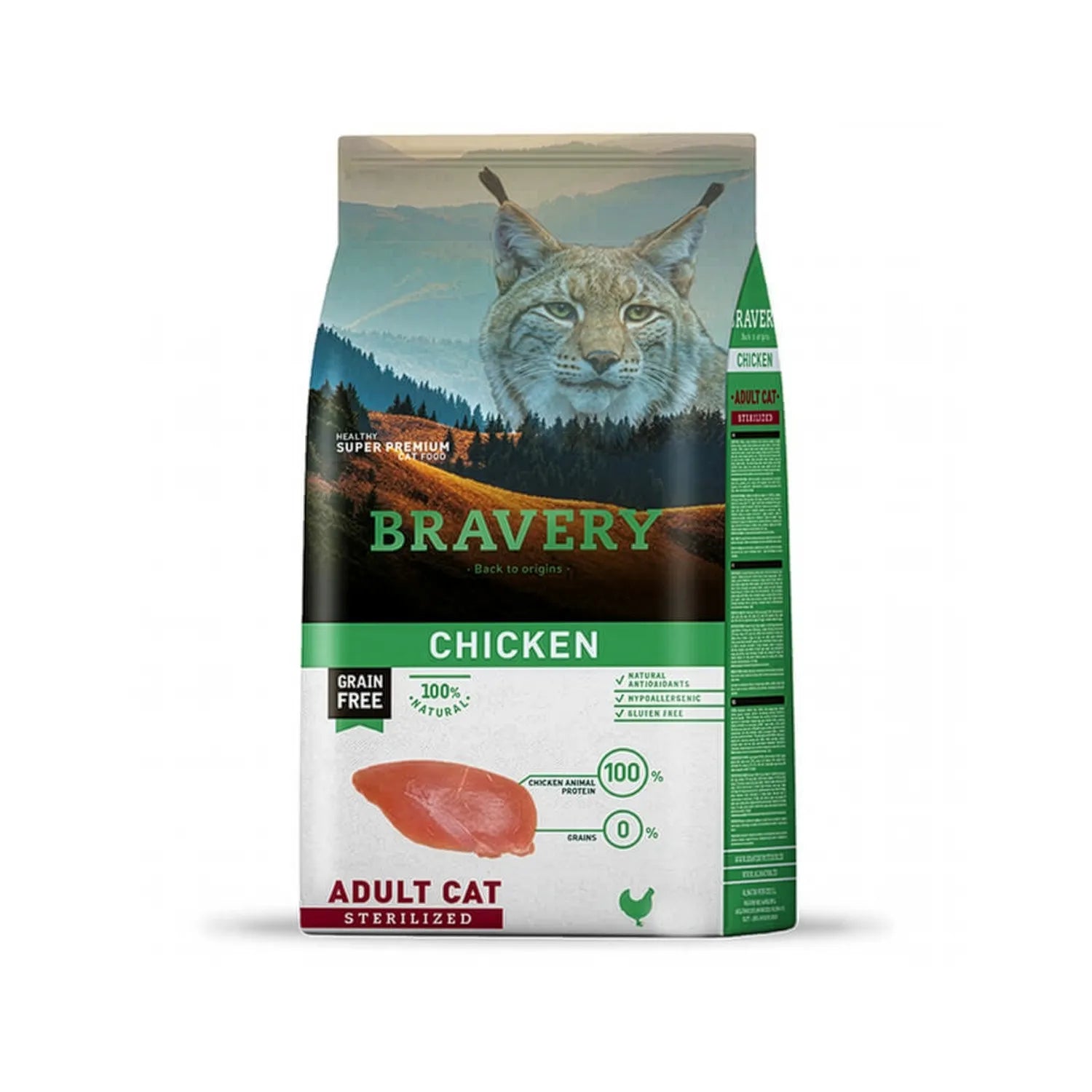 Bravery Chicken Gato Adulto Esterilizado