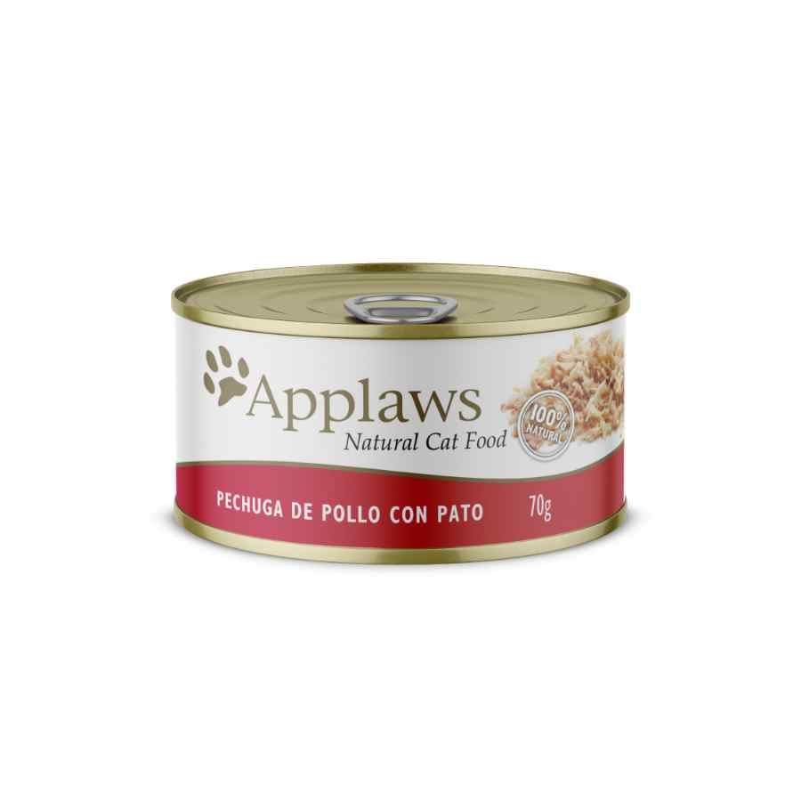 Applaws lata pollo y pato alimento humedo para gato 70GR
