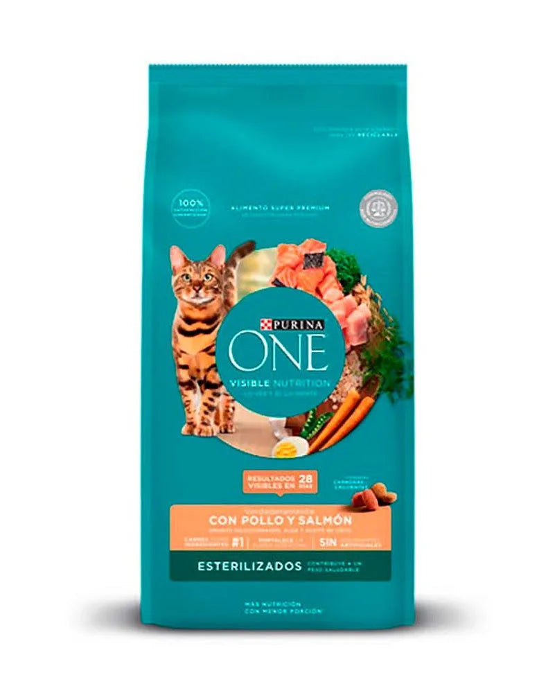 Purina One Gato Esterilizado Salmón