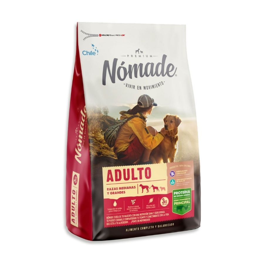 Nómade Adulto Razas Medianas Y Grandes 20 kg