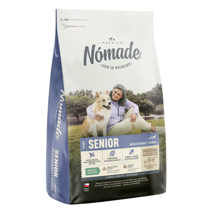 Nomade Perro Senior Razas Medianas Y Grandes 15 Kg