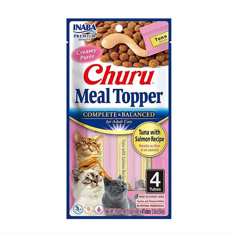 Churu meal Topper gato Salmón 4und.