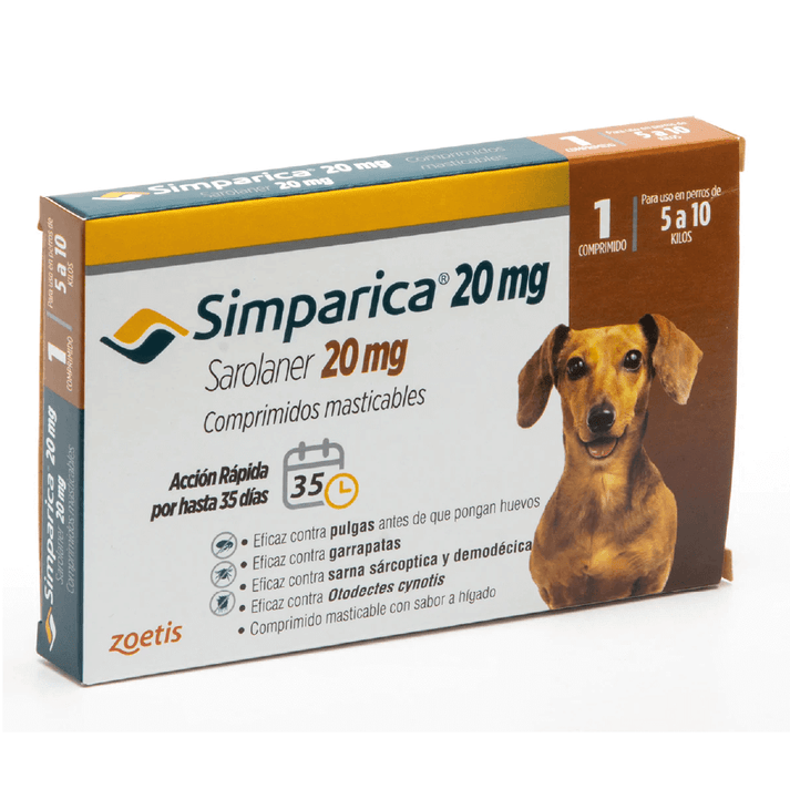 Simparica 20mg 5-10kg 1comp.
