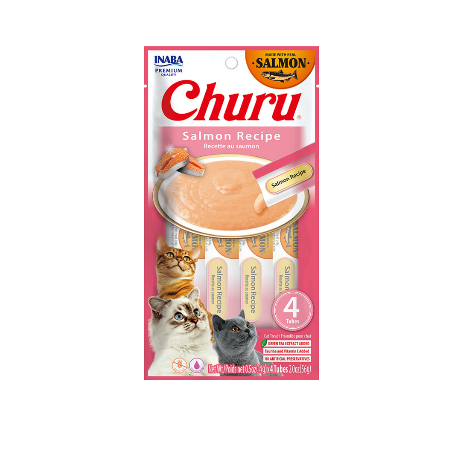 Churu gato sabor salmon 4und.