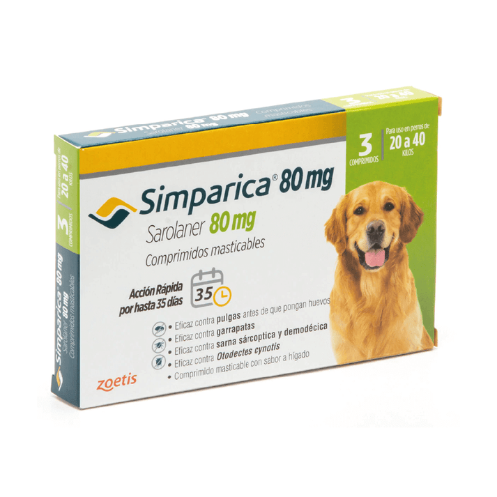 Simparica 80mg 20-40kg 3comp.