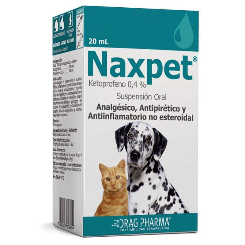 Naxpet suspensión oral 20ml