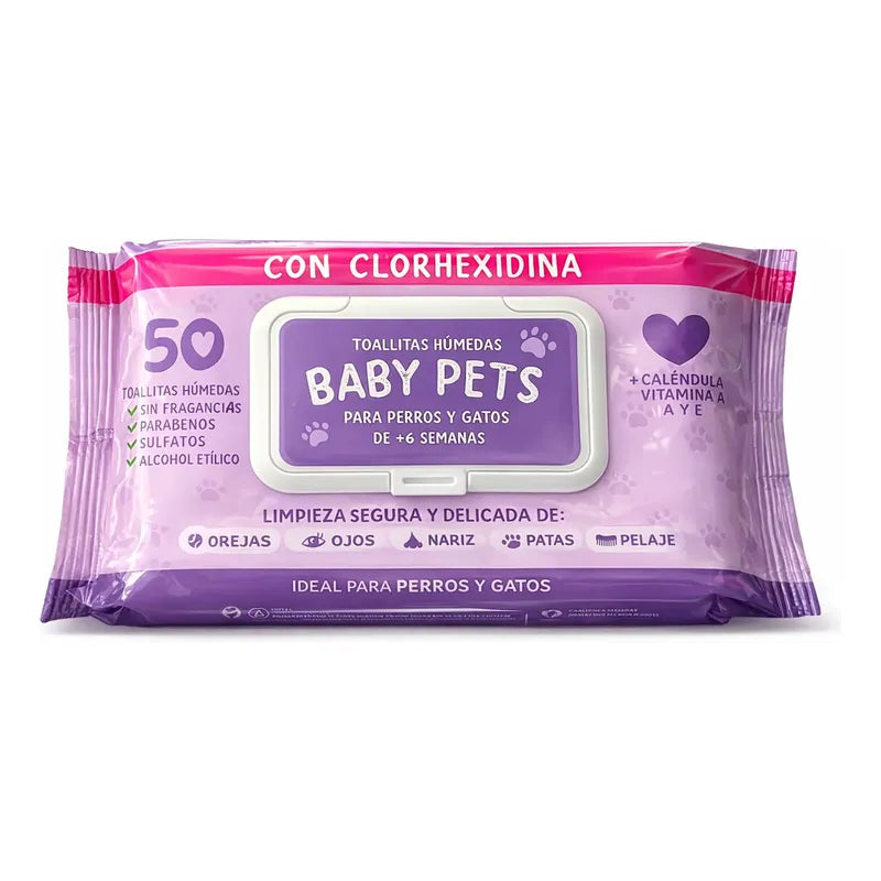 Toallitas húmedas con clorhexidina 50und