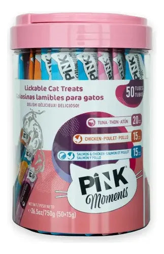 Pink Moments golosinas de gato